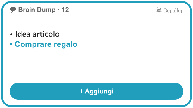Pensiero al volo